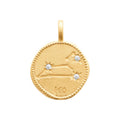 Coque de Nacre Pendentif zodiaque plaqué or 27687107