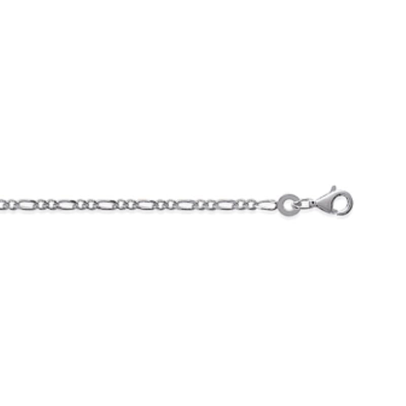 Coque de Nacre Chaîne maille figaro argent 732050