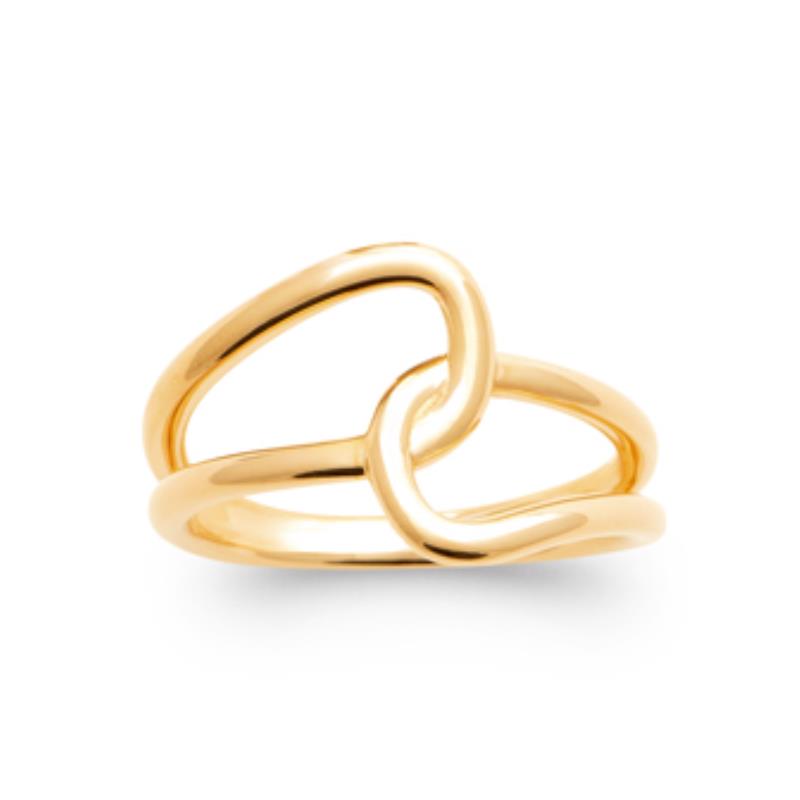 Coque de Nacre Bague plaqué or 20012800