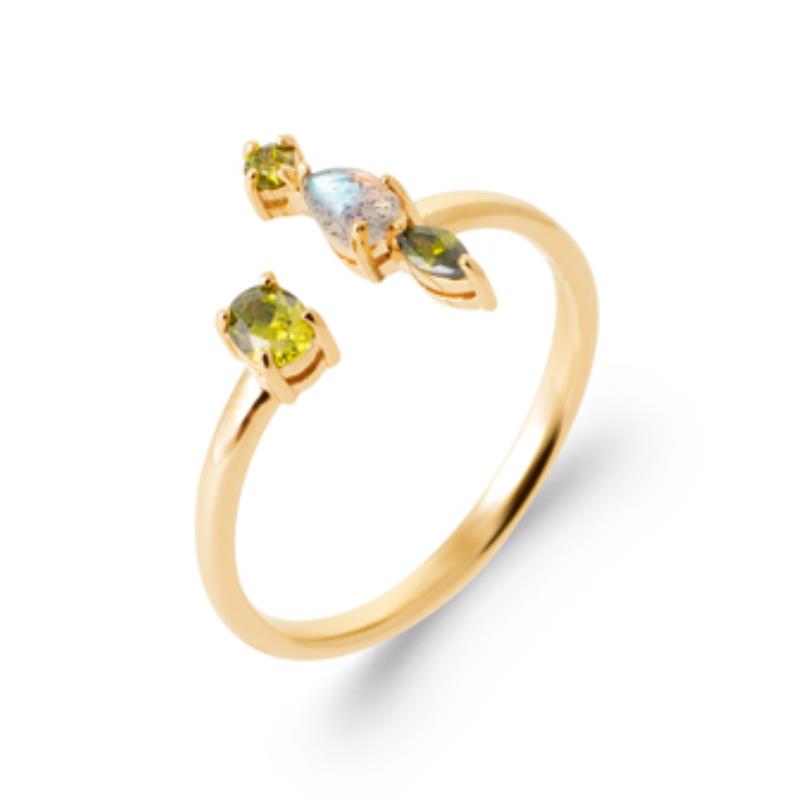 Coque de Nacre Bague plaqué or 2975205