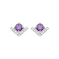 Coque de Nacre Puces d'oreilles argent 13055370