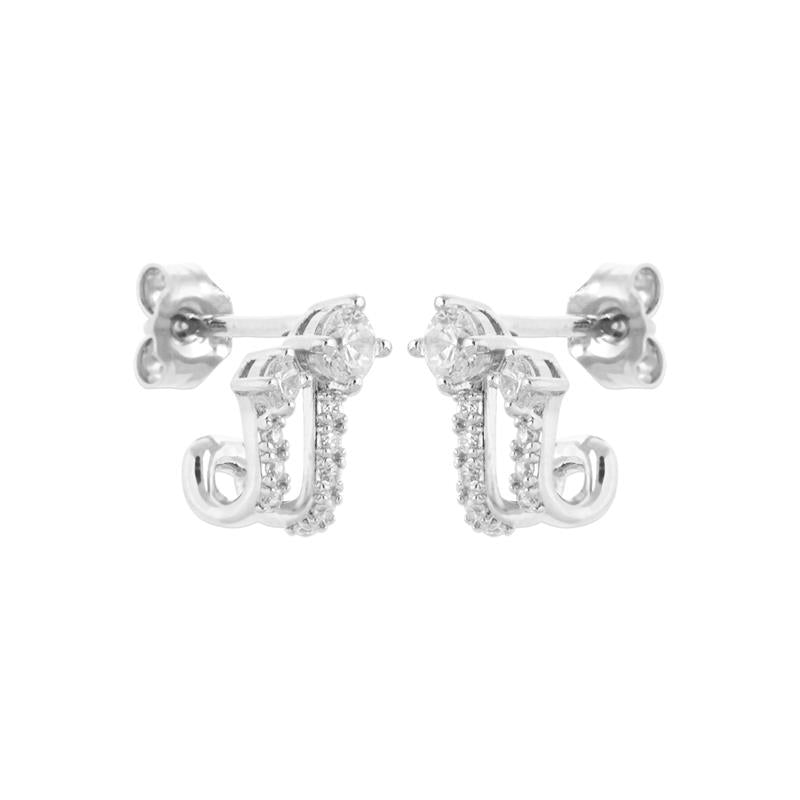 Coque de Nacre Puces d'oreilles argent 13059510