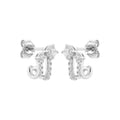 Coque de Nacre Puces d'oreilles argent 13059510