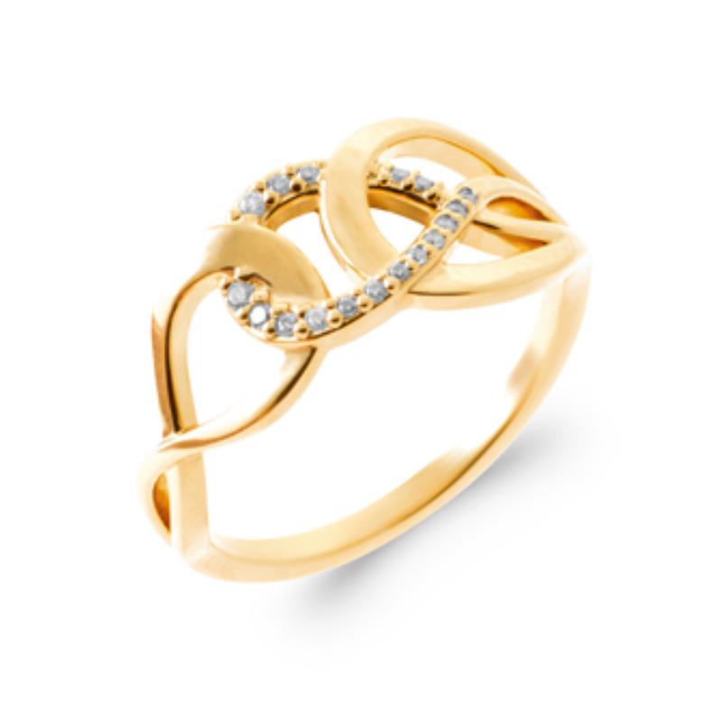 Coque de Nacre Bague plaqué or 2992310