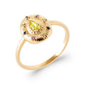 Coque de Nacre Bague plaqué or 20005550