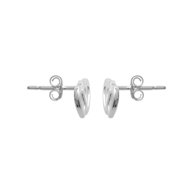 Coque de Nacre Puces d'oreilles argent 742336