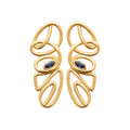 Coque de Nacre Boucles d'oreilles pendantes plaqué or 23069540