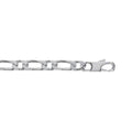 Coque de Nacre Chaîne maille figaro argent 131200