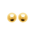 Coque de Nacre Puces d'oreilles acier doré 3123209