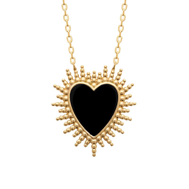 Coque de Nacre Collier plaqué or 973405