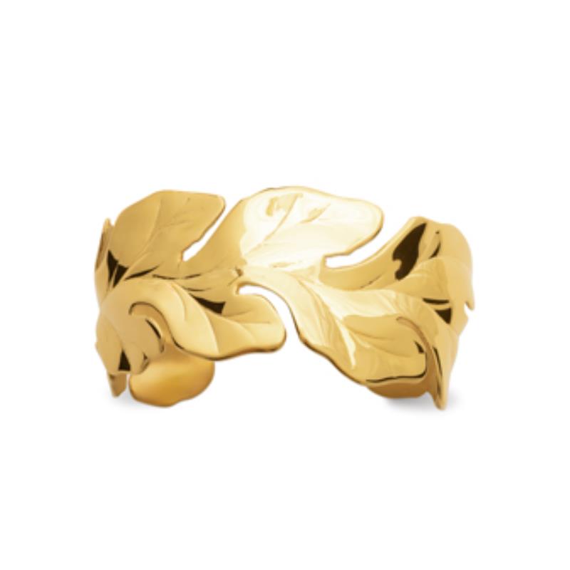 Coque de Nacre Bracelet jonc acier doré 312209