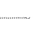 Coque de Nacre Chaîne maille grain de café argent 114010