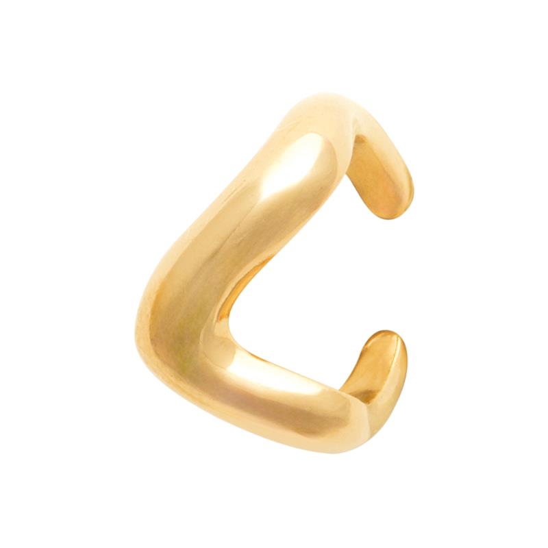 Coque de Nacre Boucle d'oreille à l'unité plaqué or 23069200