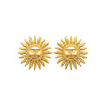 Coque de Nacre Boucles d'oreilles acier doré 3130609