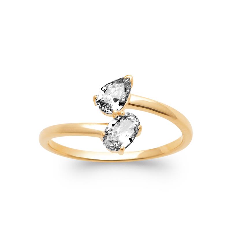 Coque de Nacre Bague plaqué or 20015110
