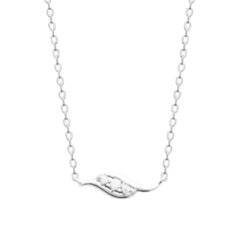 Coque de Nacre Collier argent 874103
