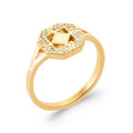 Coque de Nacre Bague plaqué or 2983410