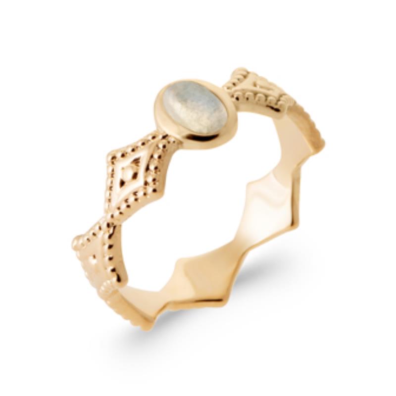 Coque de Nacre Bague plaqué or 2946515