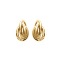 Coque de Nacre Puces d'oreilles plaqué or 2506800