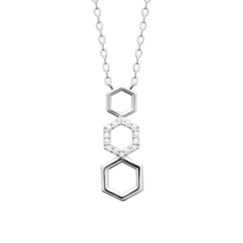 Coque de Nacre Collier argent 874181