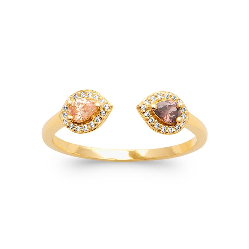 Coque de Nacre Bague plaqué or 20015205