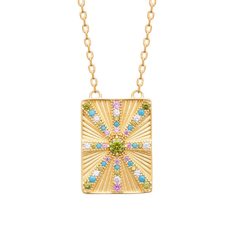 Coque de Nacre Collier plaqué or 974281