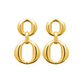 Coque de Nacre Boucles d'oreilles pendantes acier doré 3120709