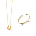 Coque de Nacre Collier plaqué or 973140