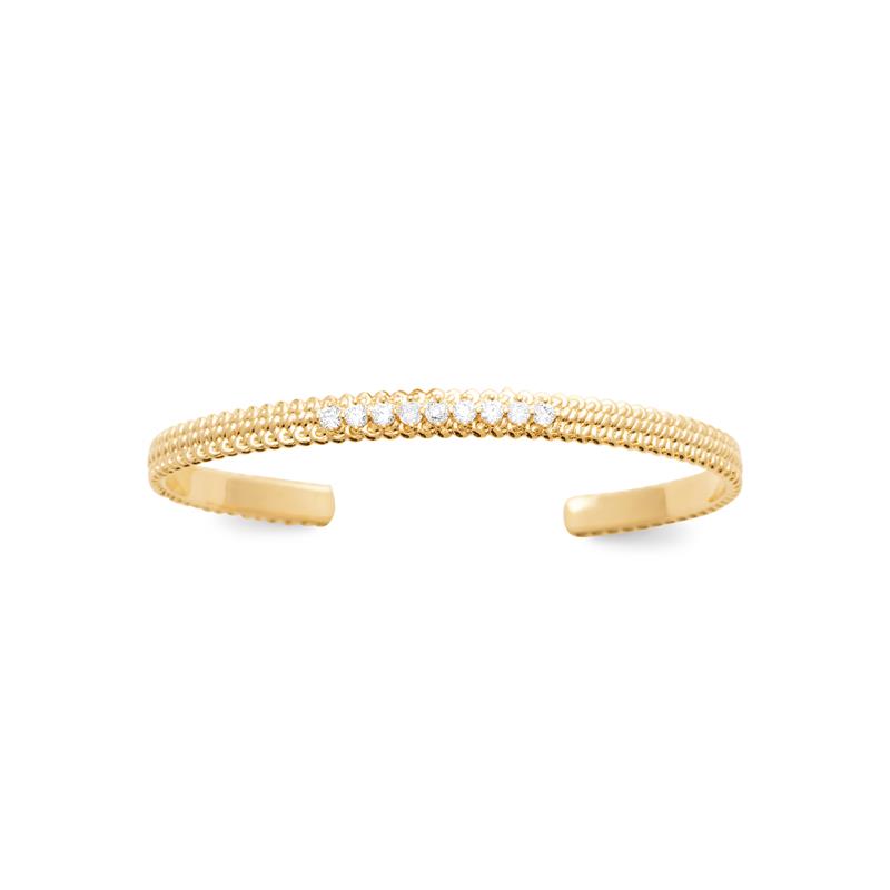Coque de Nacre Bracelet jonc plaqué or 974331