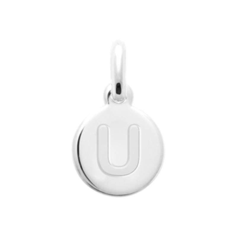 Coque de Nacre Pendentif initiale argent 7775721