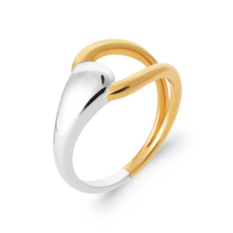 Coque de Nacre Bague plaqué or 2994901