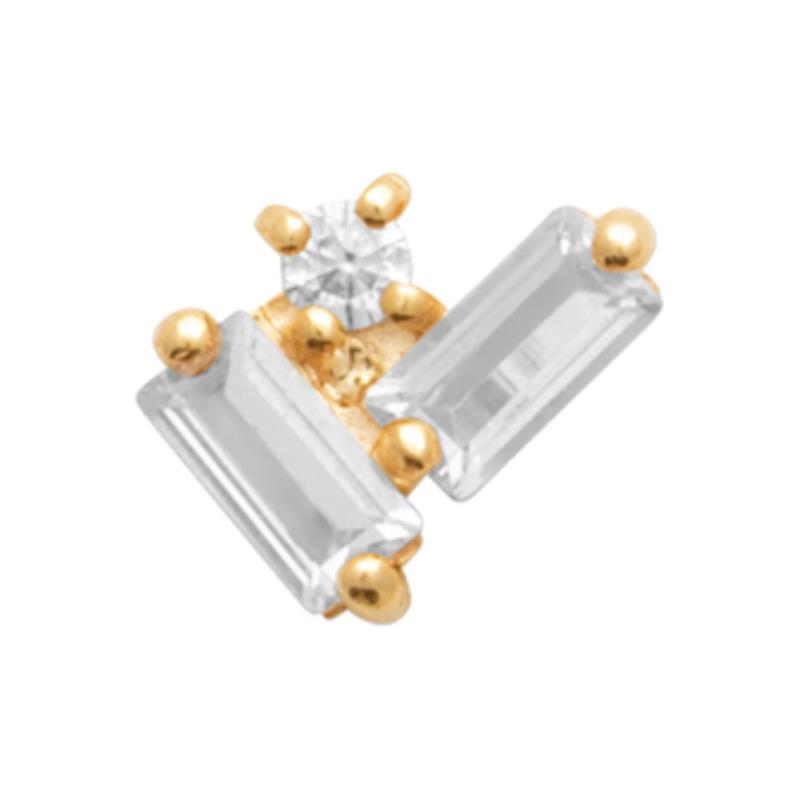 Coque de Nacre Piercing plaqué or 23068310