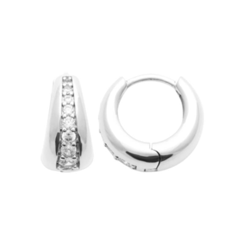 Coque de Nacre Créoles argent 1673010