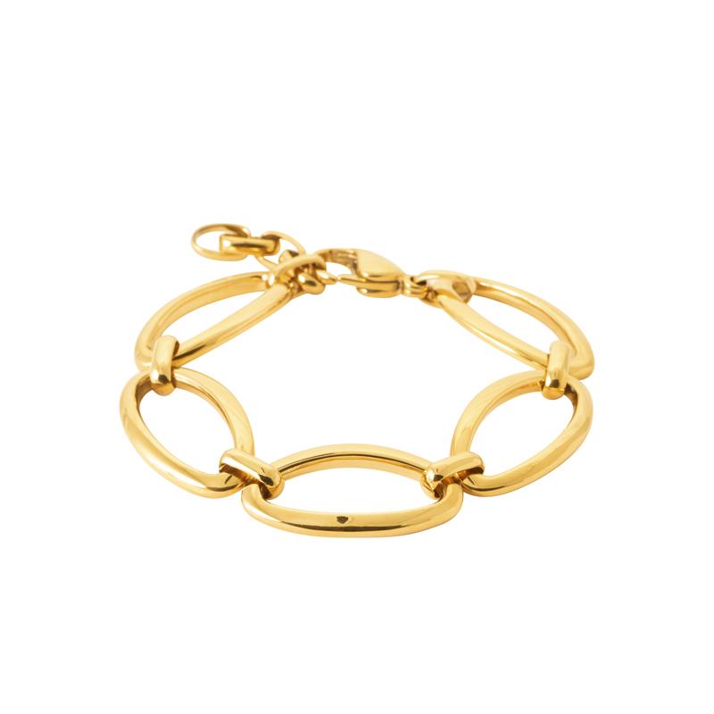 Coque de Nacre Bracelet acier doré 312288