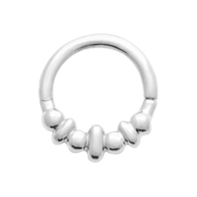 Coque de Nacre Créoles argent 7677400