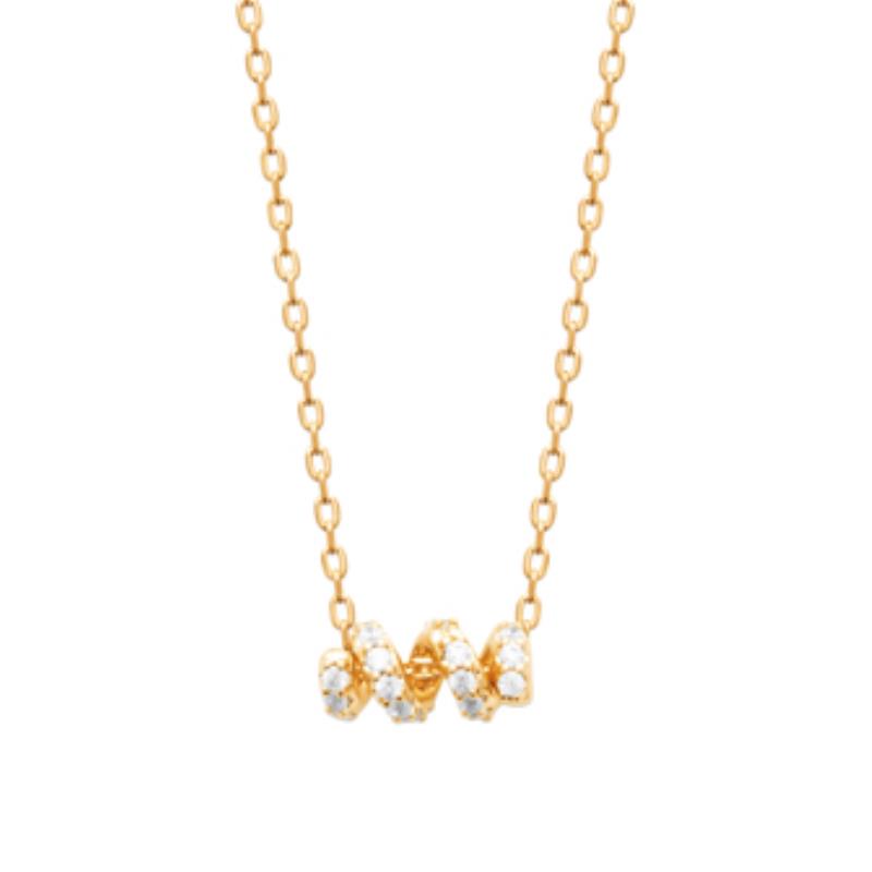 Coque de Nacre Collier plaqué or 974064