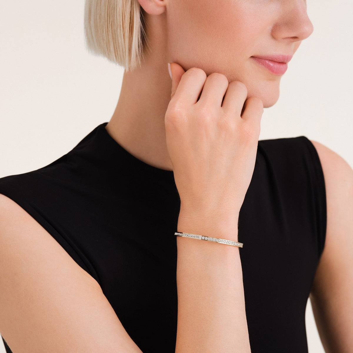 Rosefield Crystal Bangle JBCBG-J1033