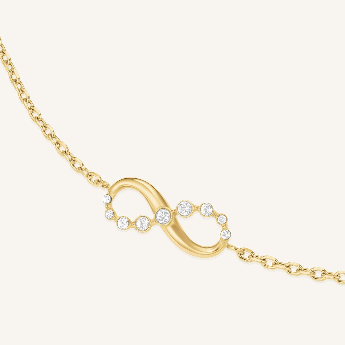 Rosefield Infinity Bracelet Gold JBING-J1313