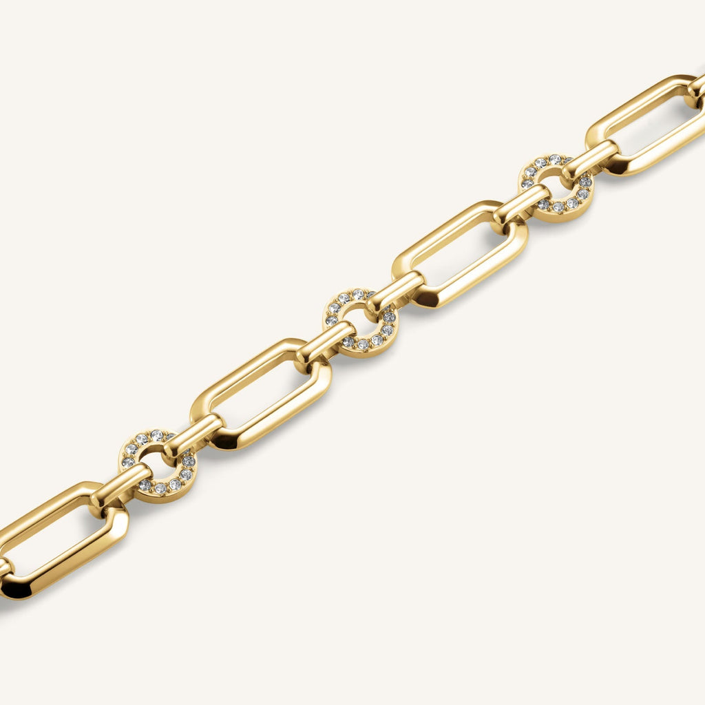 Rosefield Multi Octagon Studs Bracelet Gold JBOSG-J900