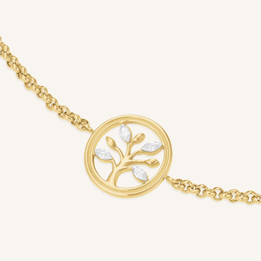 Rosefield Tree Of Life Bracelet Gold JBTLG-J1318