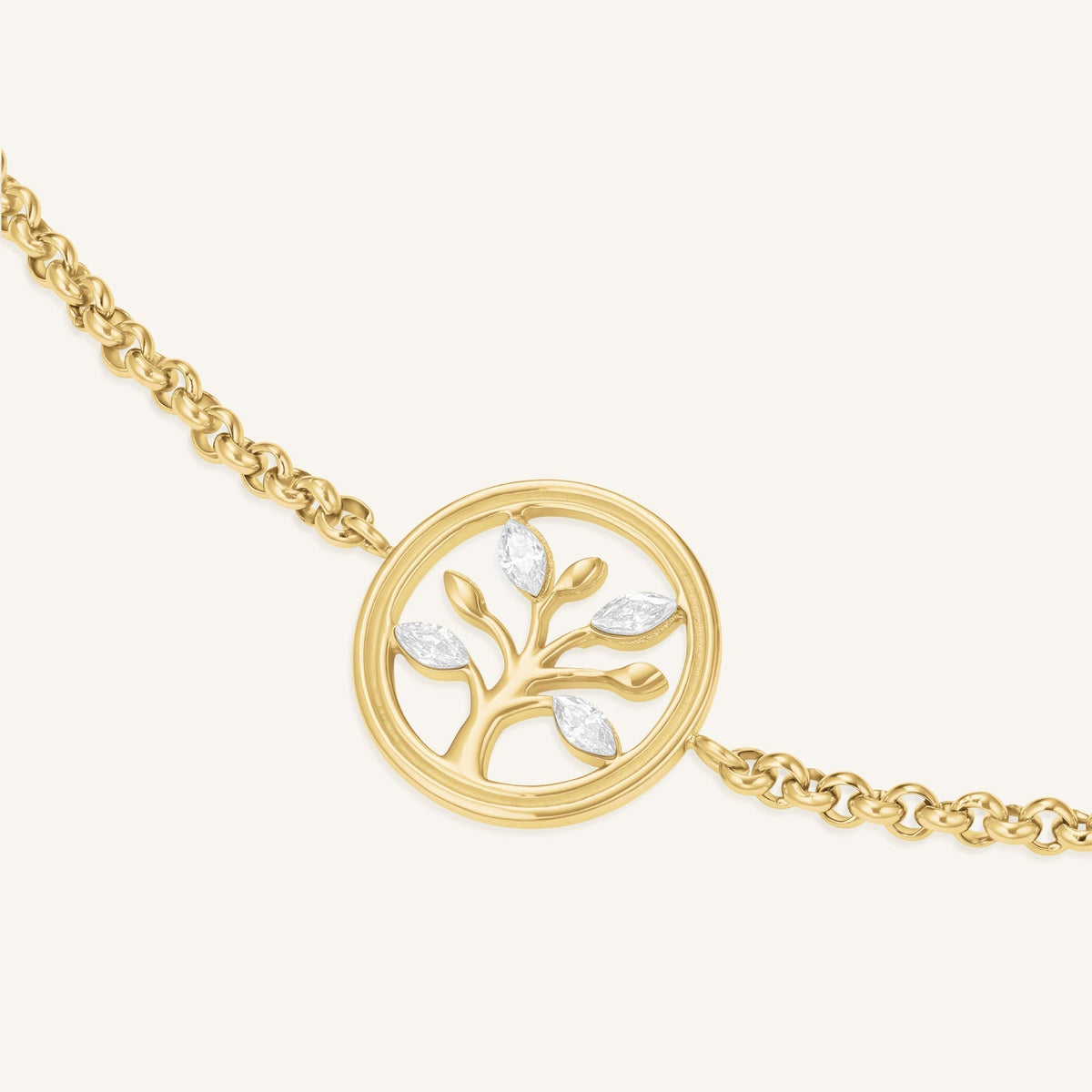 Rosefield Tree Of Life Bracelet Gold JBTLG-J1318