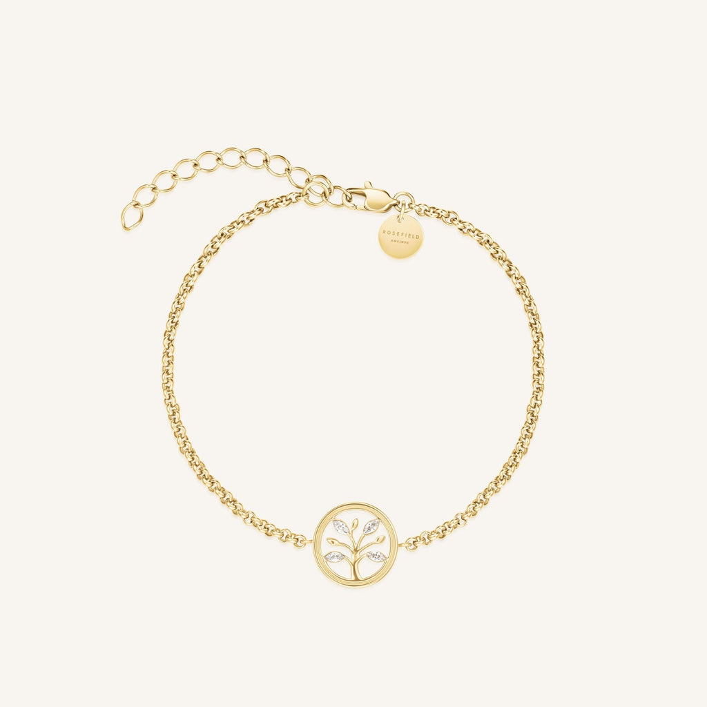 Rosefield Tree Of Life Bracelet Gold JBTLG-J1318
