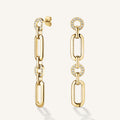 Rosefield Multi Octagon Studs Earrings Gold JEOSG-J902