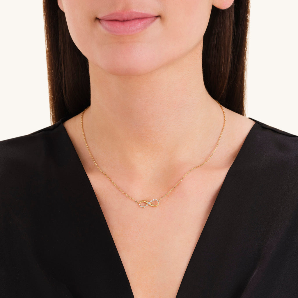 Rosefield Infinity Necklace Gold JNING-J1311