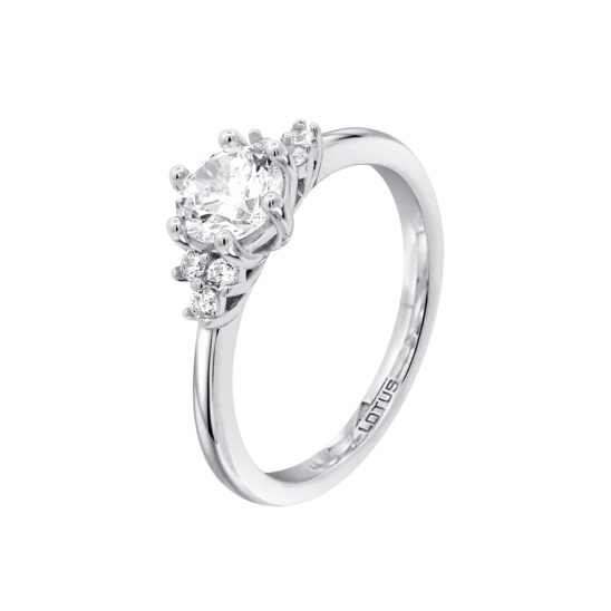 Lotus Silver Love Ring LP3443-3/118