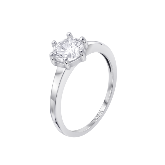 Lotus Silver Love Ring LP3740-3/118