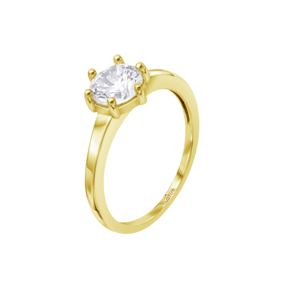 Lotus Silver Love Ring LP3740-3/212