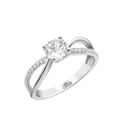 Lotus Silver Love Ring LP3742-3/114