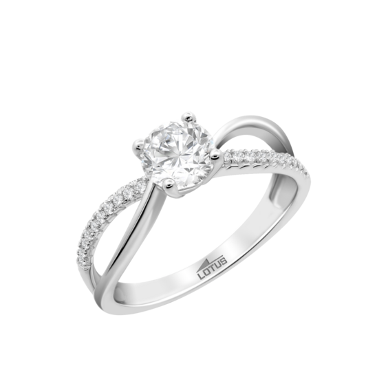 Lotus Silver Love Ring LP3742-3/116
