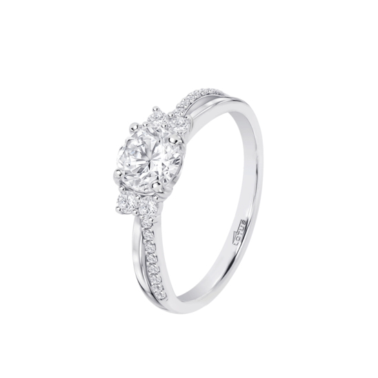 Lotus Silver Love Ring LP3786-3/114